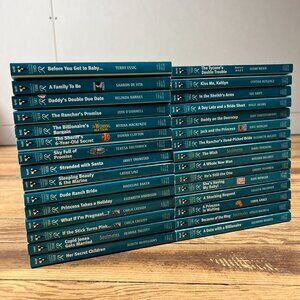 Lot of 30 Silhouette Romance GREEN COVER 2000s SERIES Books